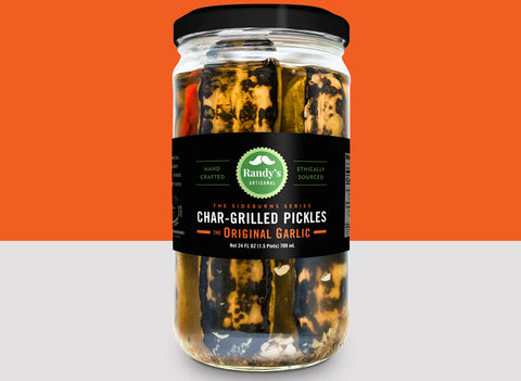Sideburns Original Garlic Char-Grilled Pickles
