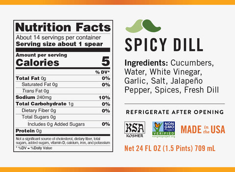 SOLD OUT Spicy Dill - 4 Pack
