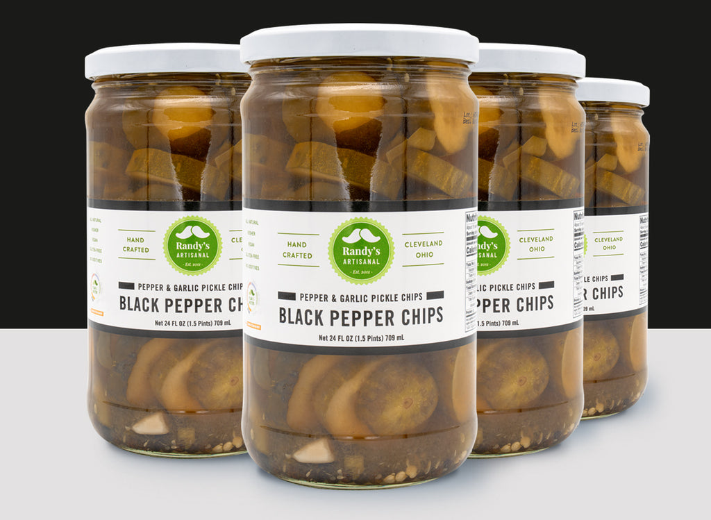 Black Pepper Chips - 4 Pack